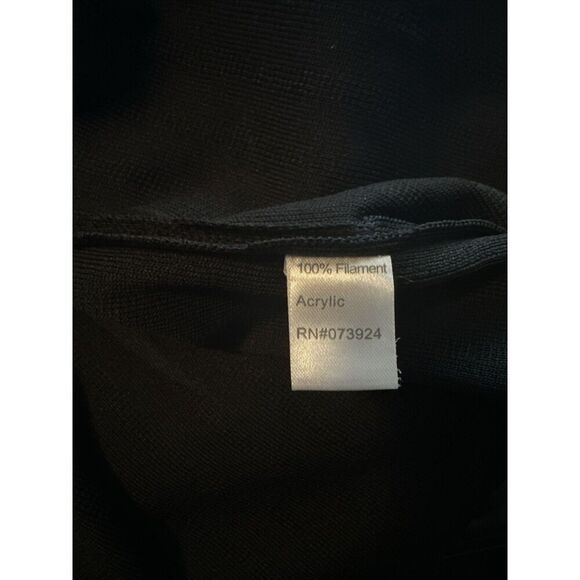 Ming Wang Career Jacket Cardigan Exquisite Black Green White Shawl Collar Med - Picture 5 of 5